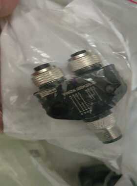 【议价】吉诺GSEE4芯插头M12三通YWZ4-2EK3/LG适用