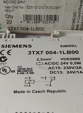 Siemens  3TX70041LB00  Sortie Accouplement Lien  1 CoVis Ter