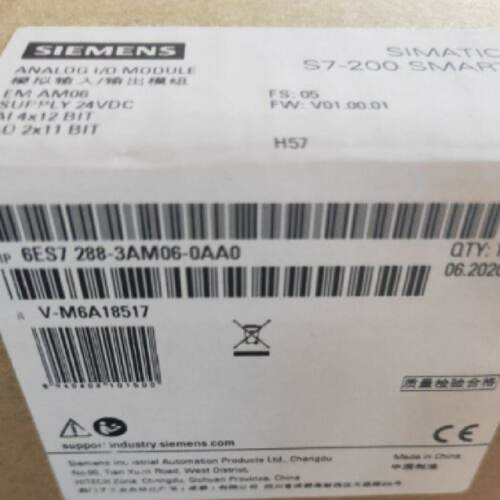 议价6ES7288-3AM06-0AA0西门子S7200SMART模拟量模块6ES72883AM06