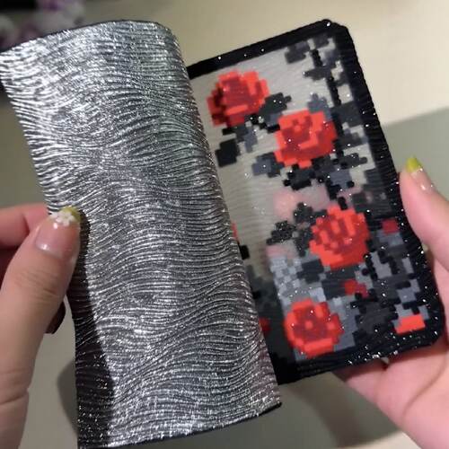 拼豆新玩法仙度瑞拉布拼豆专用烫布丝绒高级感手工diy烫豆工具