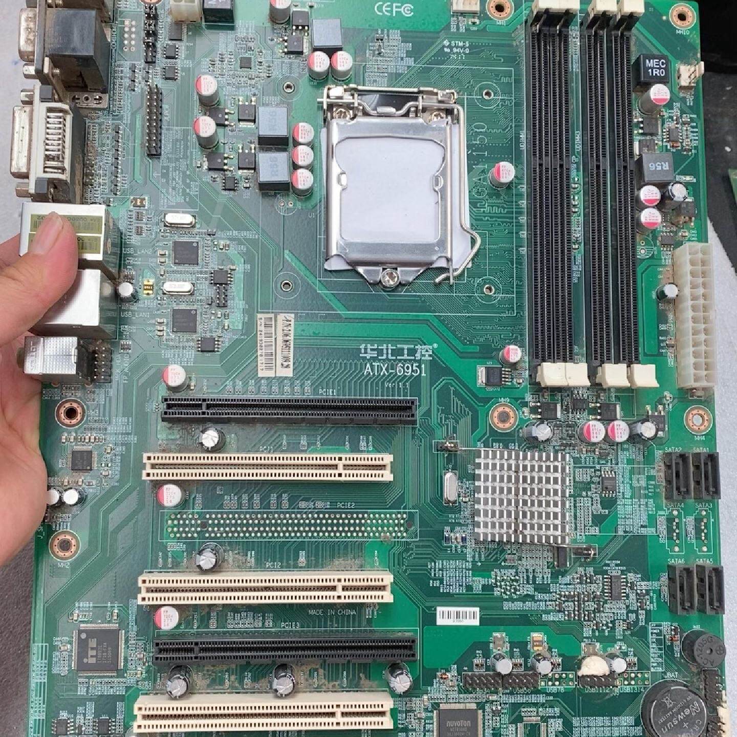 华北h81双网卡工业工控机主板  ATX-6951主板没有挡--议价商品