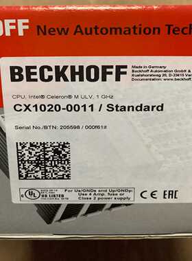 倍福CPUCX1020-0011CX1020-N000，
