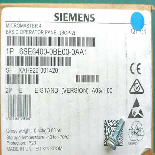 6SE6400-0BE00-0AA1拆封，没有使用懂【询价】