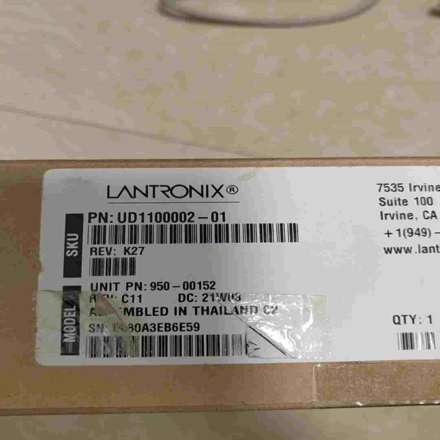 （议价)Lantronix美国创力串口终端服务器UDS1100 原装议价商品