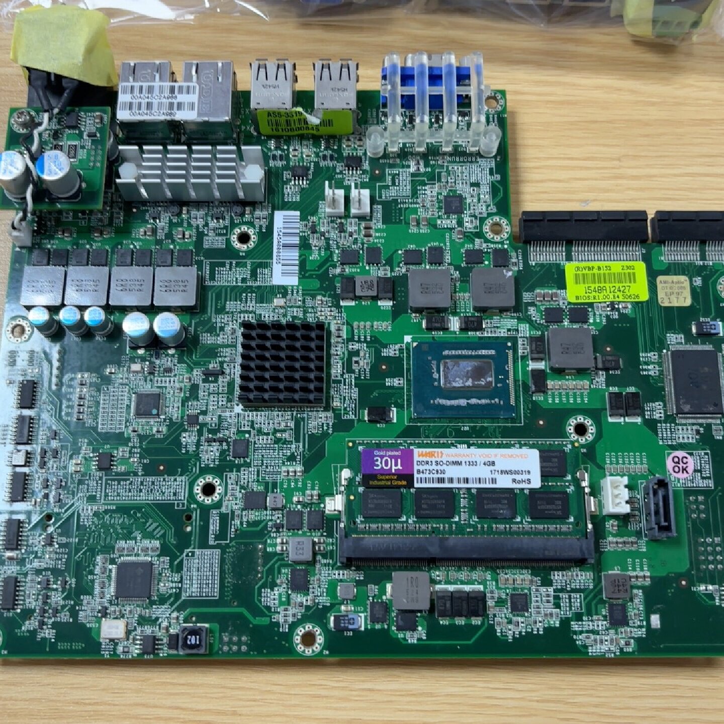 询-工控机主板带4个千兆网口支持DDR31333内存4G图片