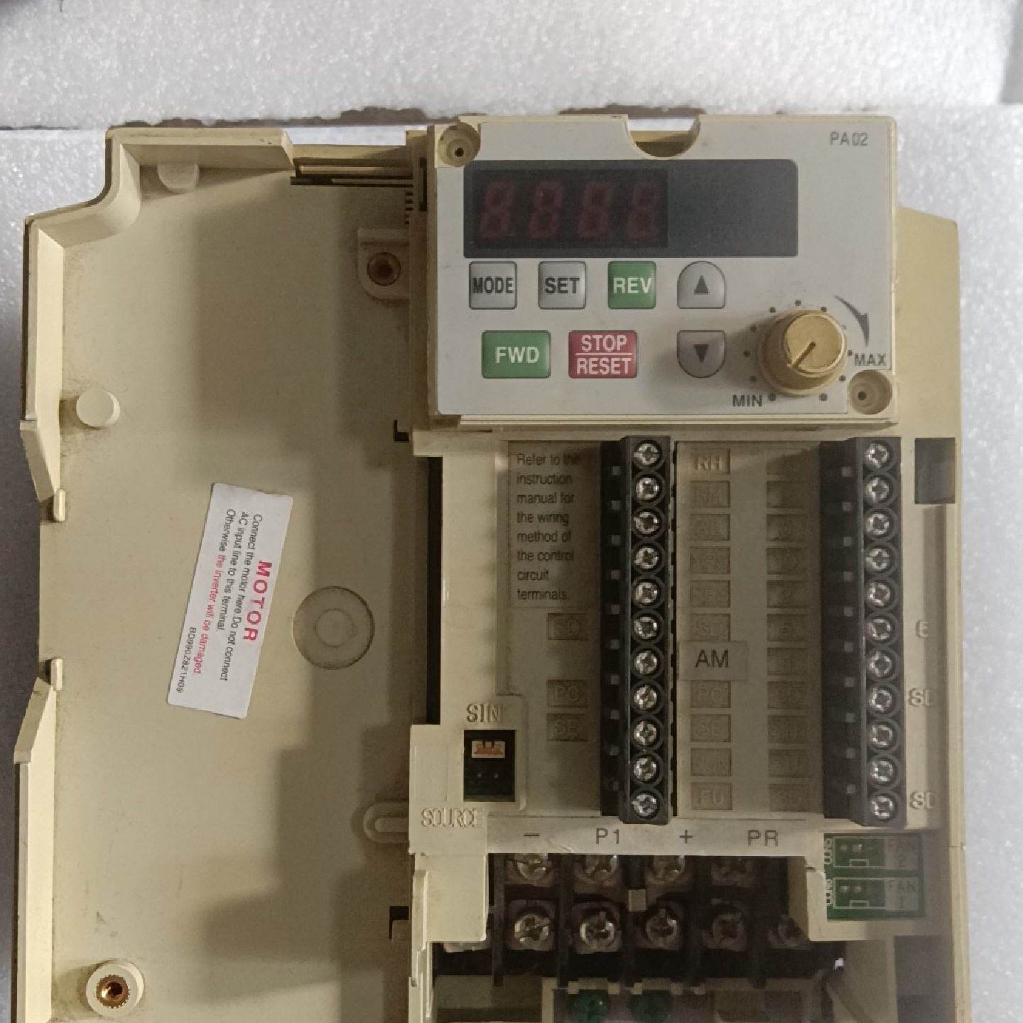 三菱E500变频器 FR-E540-0.75K-CHT 实物--议价商品
