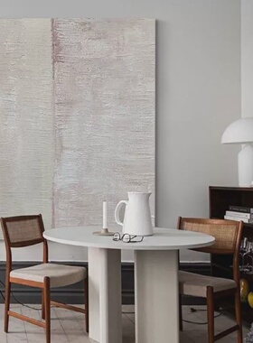 Epainting微喷晶瓷晨间积雪wabisabi玄关客厅抽象晶瓷微喷