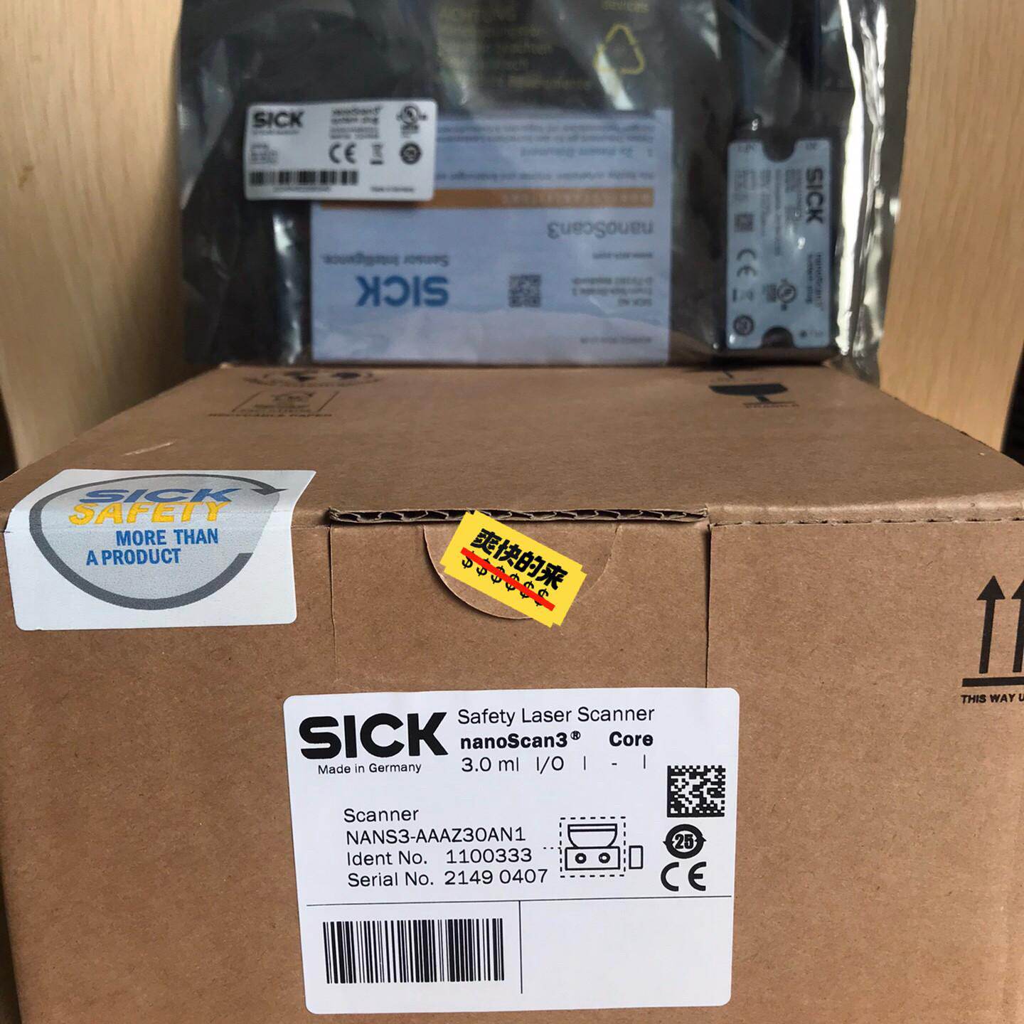 SICK西克激光扫描仪NANS3AAAZ30AN1全新议价