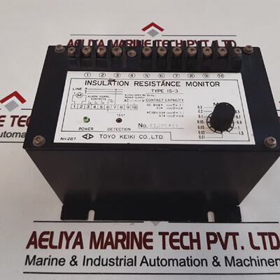 Toyo Keiki Is3 Moniteur De Rsistance DIsolation Ac200230V