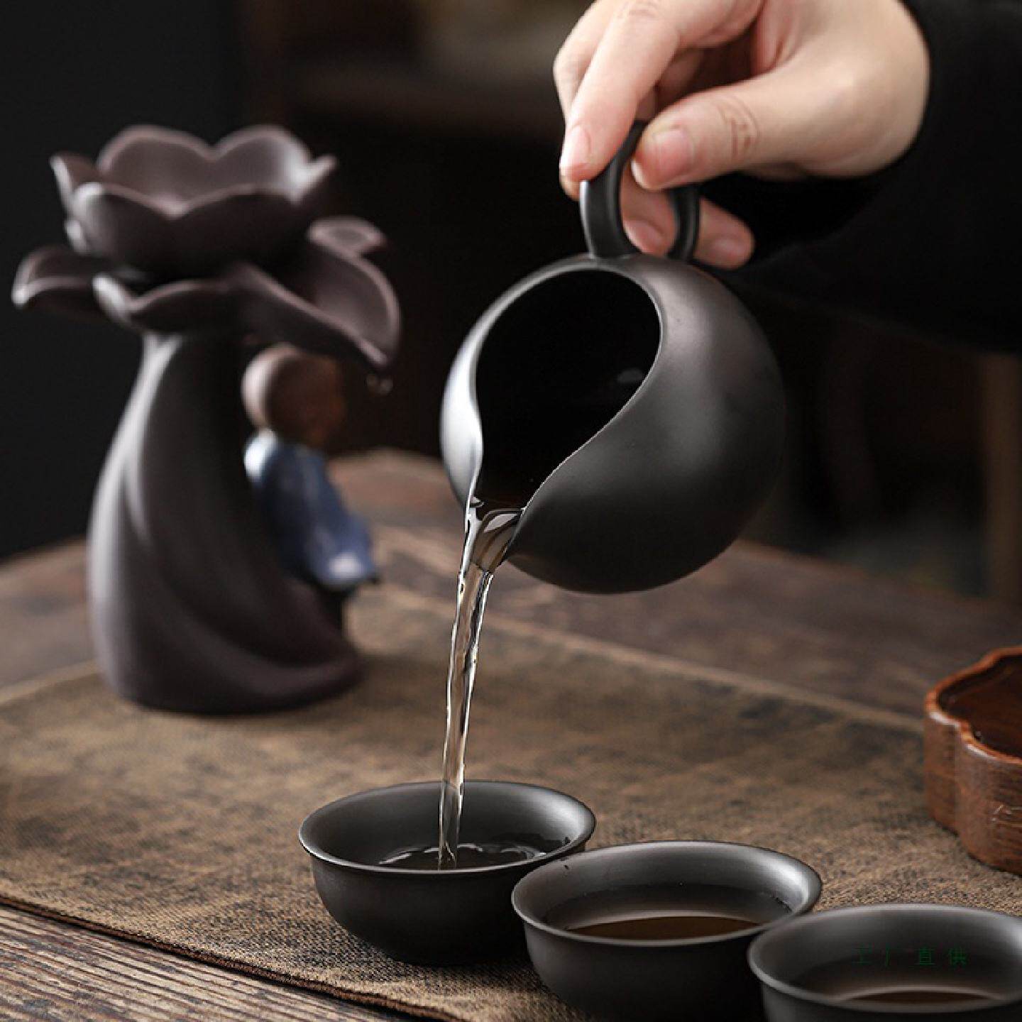 紫砂茶具套装轻奢高档泡茶壶盖碗杯礼盒家用客厅2025新款功夫整套