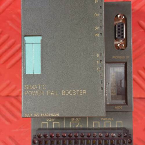 Siemens 6ES79724AA010XA0 POWER RAIL BOOSTER Profibus DP sofo