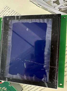 询价~DMF6104N液晶显示屏，带电路板，蓝色屏幕。屏幕完好