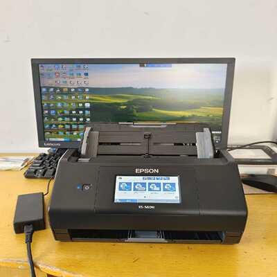 爱普生ES-580W扫描仪。内外成色好，单位备用机搬家处理，--议价