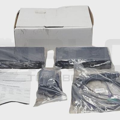 Nuevo Extensor KVM DUAL CAT5 ACU1009A Caja Negra