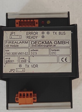 Deckma FMS 3000 VM01E2 GMBH Fire Alarm VDR Module FMS 3000