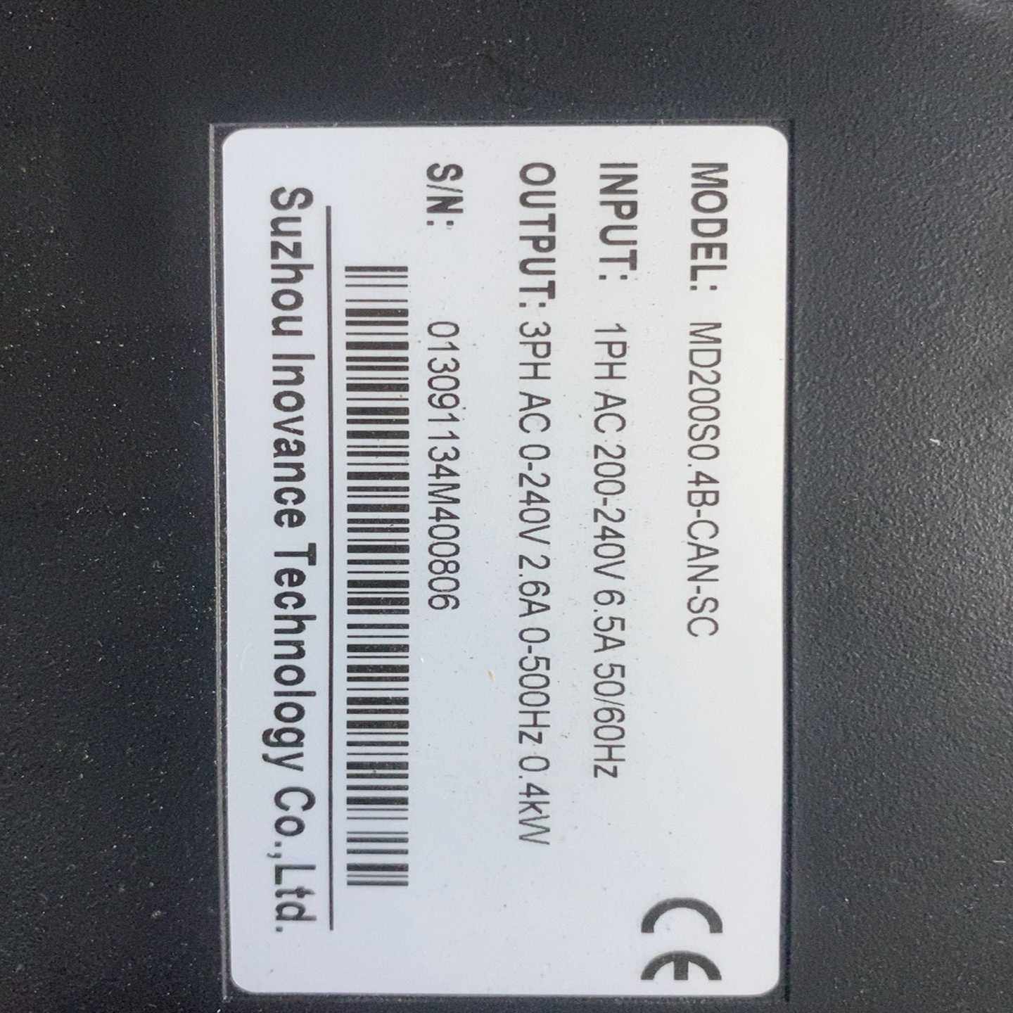 汇川变频器MD200S0.4B-CAN-SC，MD200S0--议价商品