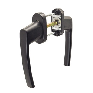 阳台平开门窗对穿带锁钥匙把手推拉门隐形传动式执手双高塑钢手柄