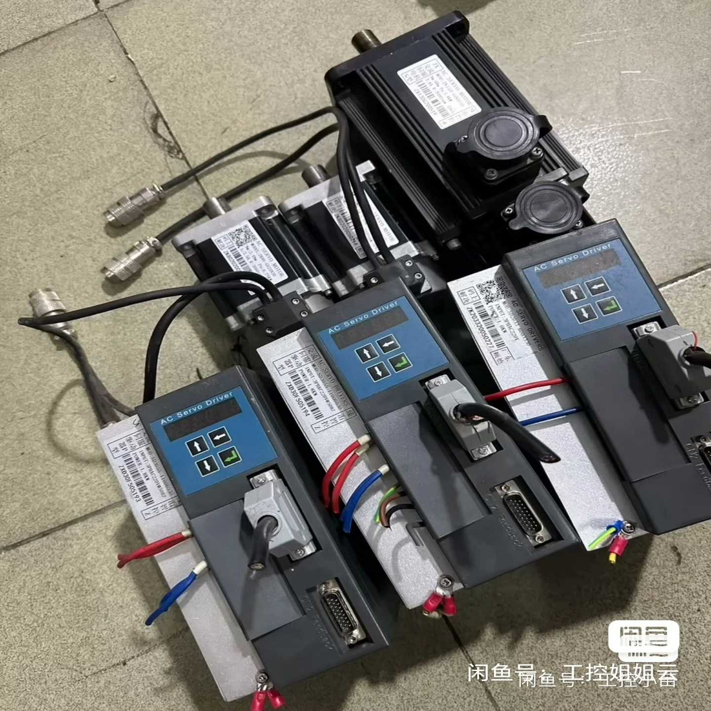 辉动伺服驱动电机1.8KW/1.0KW/3套/6套/拍前议价（佳毅工控）