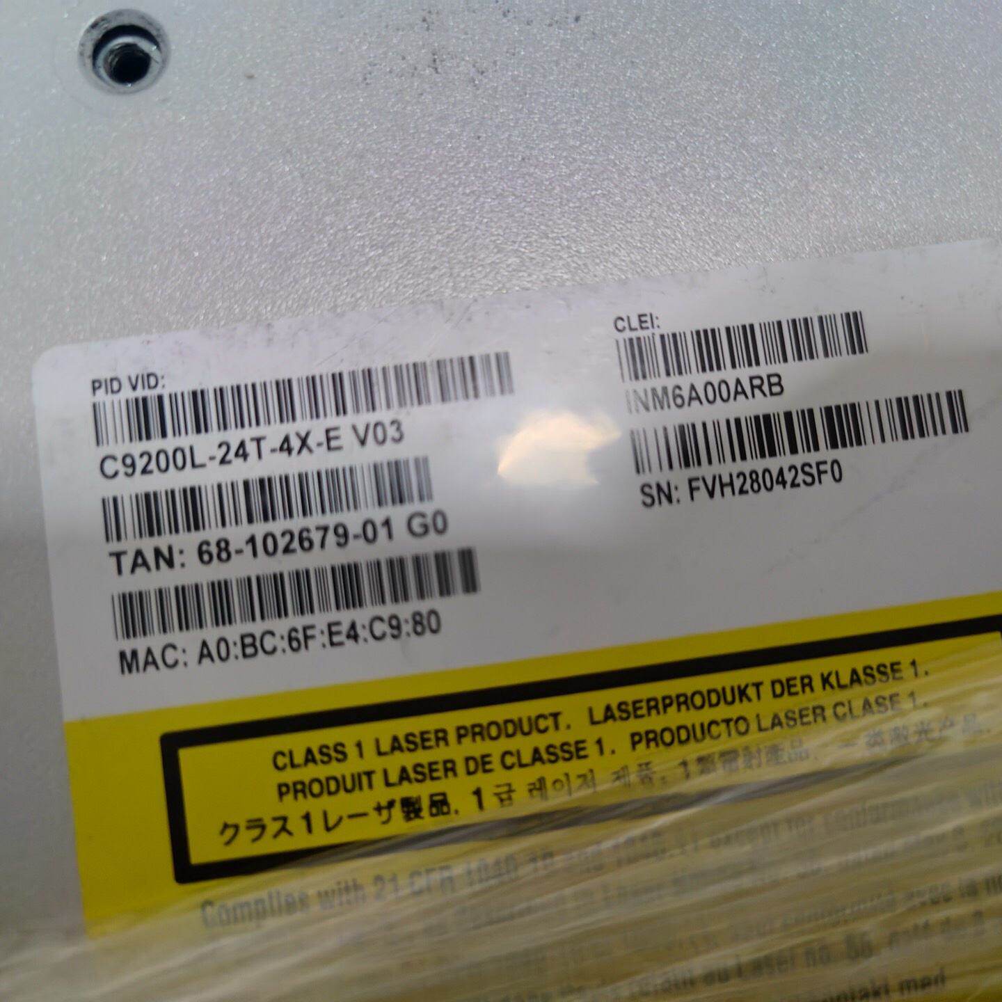 Cisco思科C9200L-24T-4X-E千兆核心交换机议价