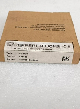 PEPPERLFUCHSSB2420SWITCHAMPLIFIERP/N:545560