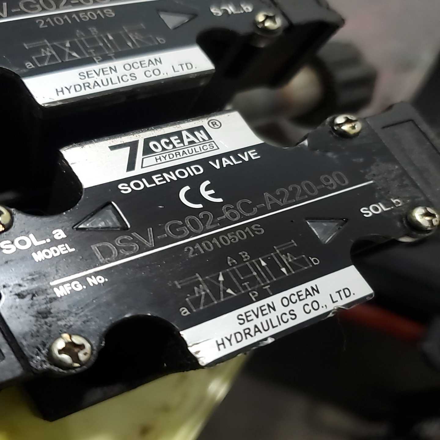 议价7OCEAN七洋电磁阀DSV-G02-6C-A220-
