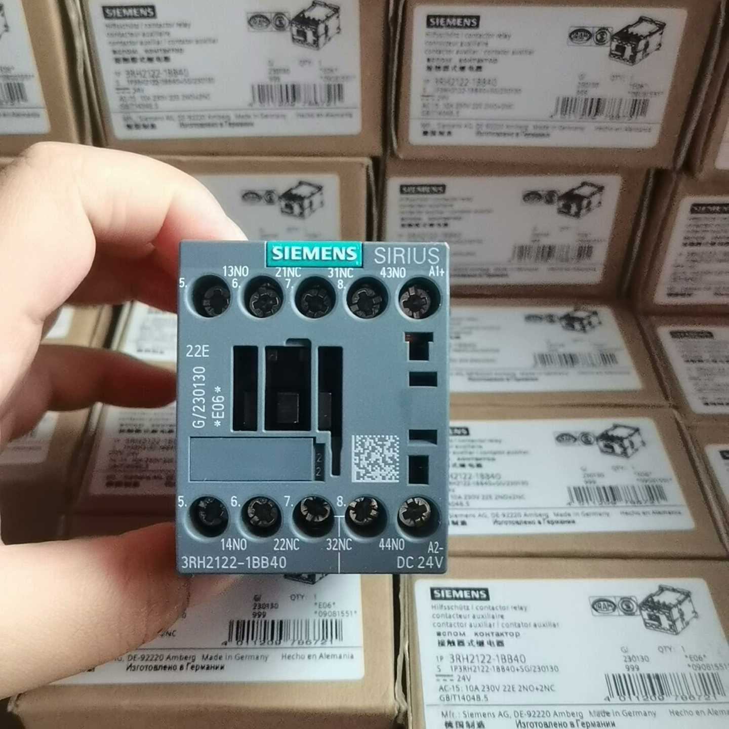 【议价】3RH2122-1BB40低压接触器式继电器正适用