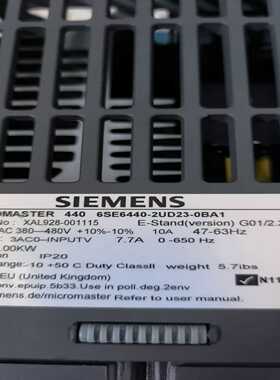 西门子变频器，Micromaster440，型号6SE64--议价商品