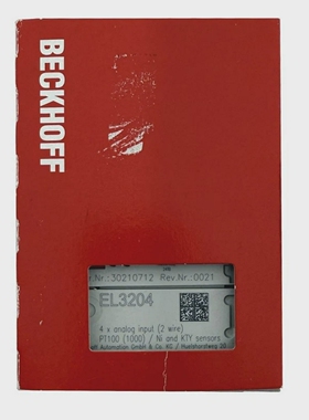 Beckhoff-4Channel-InputModule-EL3204-NEU