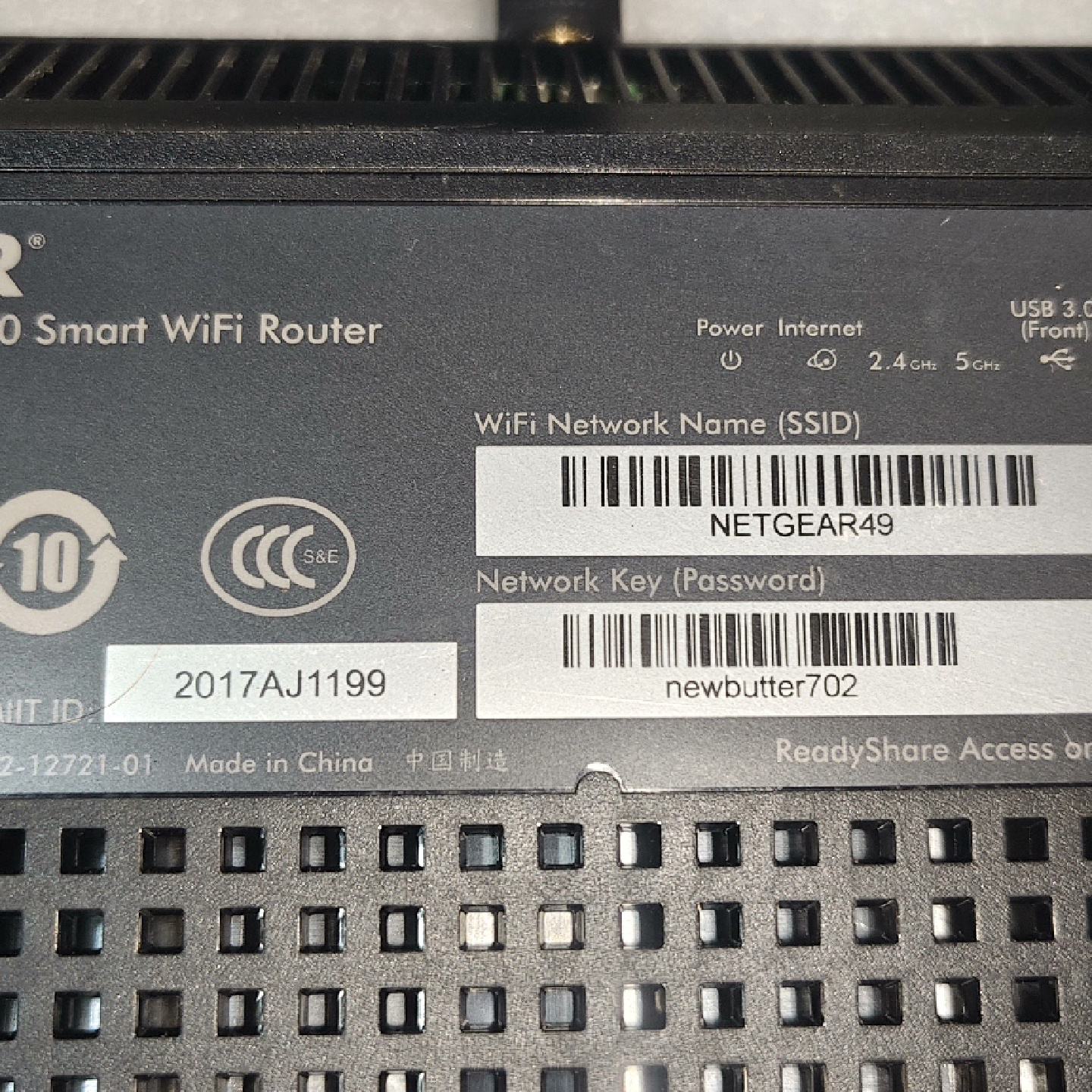 议价Netgear/网件路由器 AC1900，型号R6800，成