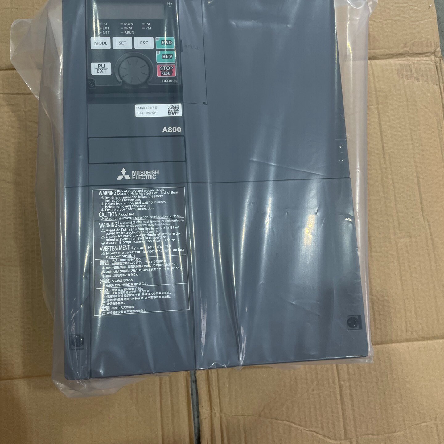 三菱A800变频器FR-A840-00310-2-60 现货--议价商品