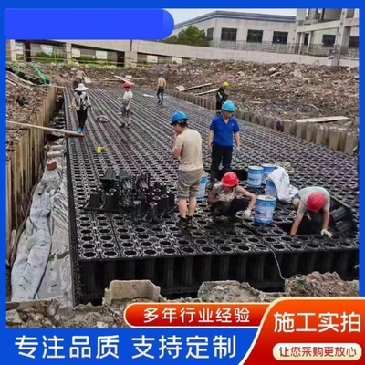 雨水收集器pp模块传感应系统控制开关渗透井回收调蓄水池利用设备