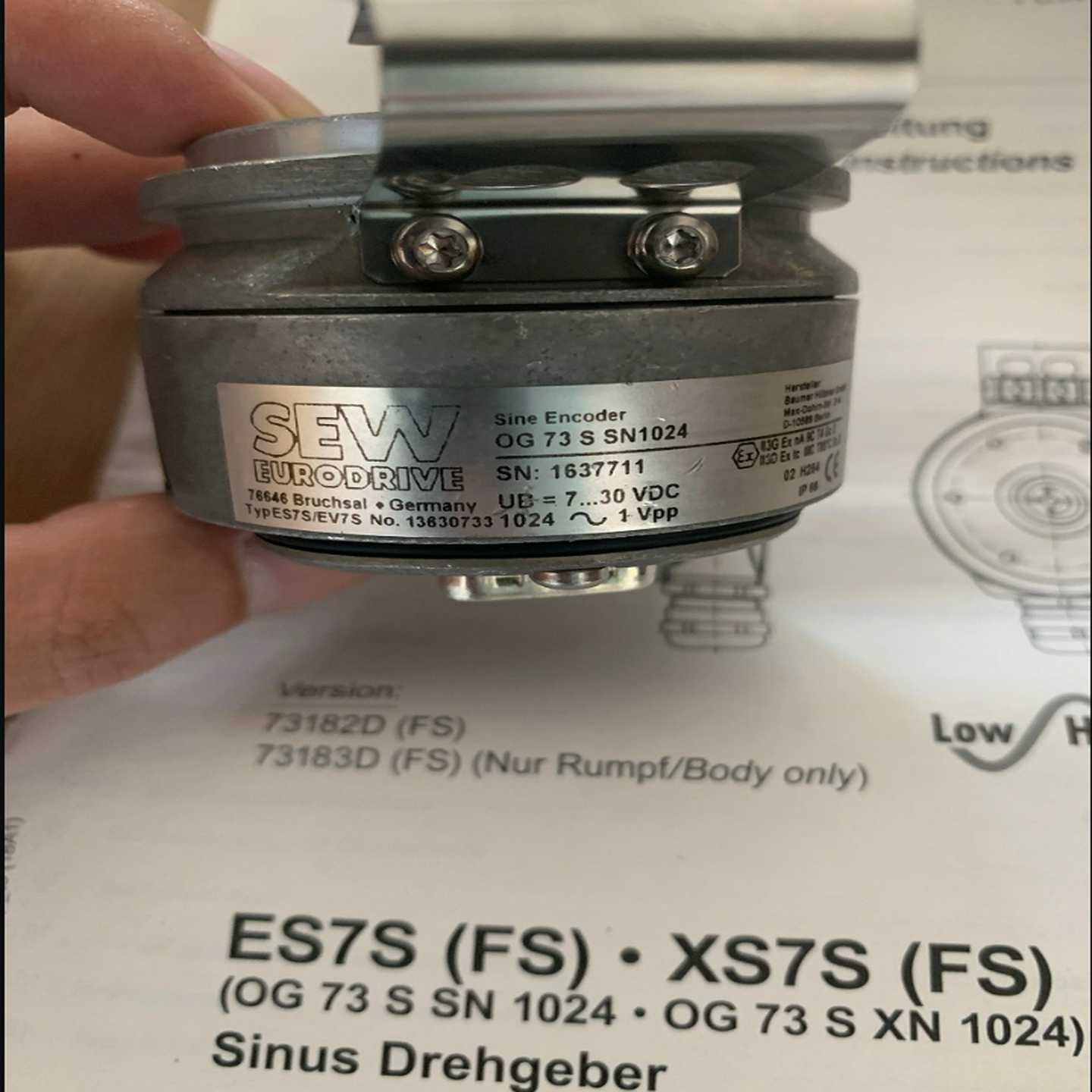 德国SEW编码器ES7S/EV7S(OG73SSN询价