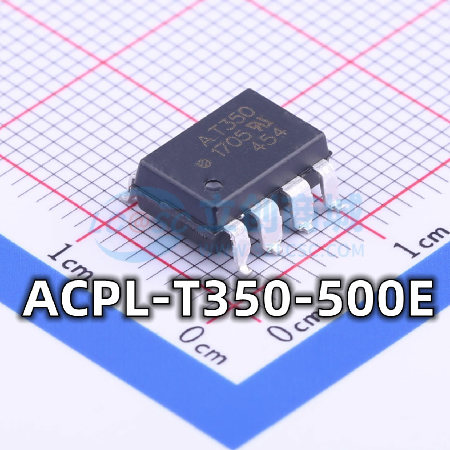 全新原装 ACPL-T350-500E 丝印AT350 贴片SOP-8 光电耦合器芯片
