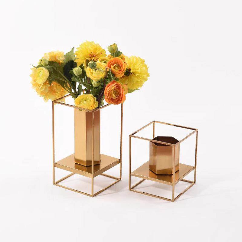 现代简约金属花瓶客厅茶几餐桌插花摆件轻奢样板间花器软装装饰品,机械设备,其他机械设备,淘宝优惠券,粉丝福利购,淘宝优惠卷