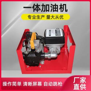 柴油加油机12v车载24v大流量静音抽油泵220v加油泵煤油全自动加油