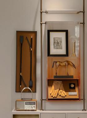 样板间客厅书房墙面立体装饰画挂画装置轻奢壁饰墙饰挂件