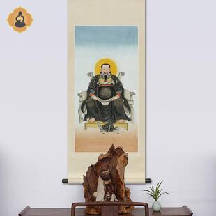 工笔神仙人物国画 画玄武真武大帝画 画像水陆画 画玄关书房中式