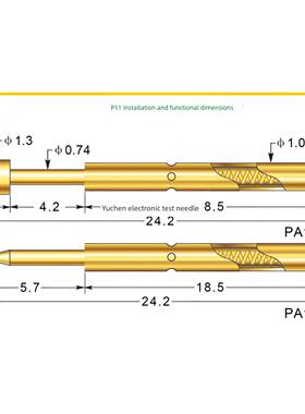 PA11测试针华荣探针P11-A2 B1 DE F G H J LM Q1Q2 T