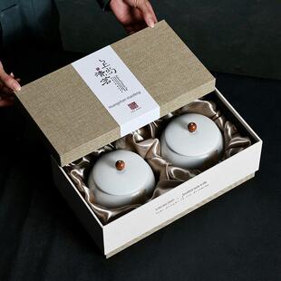 高档春茶茶叶包装盒空礼盒半斤通用信阳毛尖黄山毛峰白茶礼盒空盒