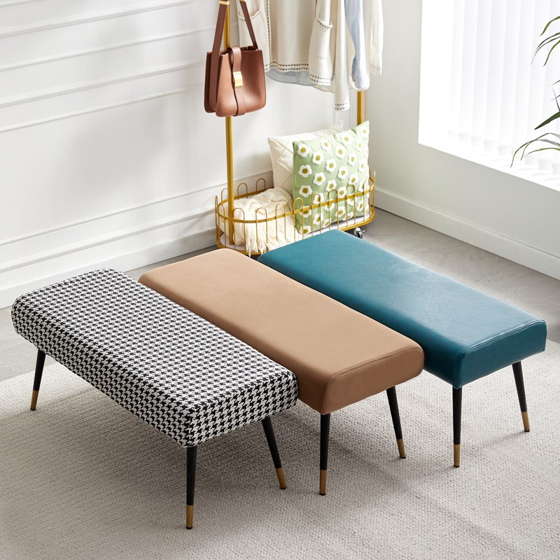 换鞋凳家用门口衣帽间长条沙发凳服装店更衣室试衣间玄关床尾凳