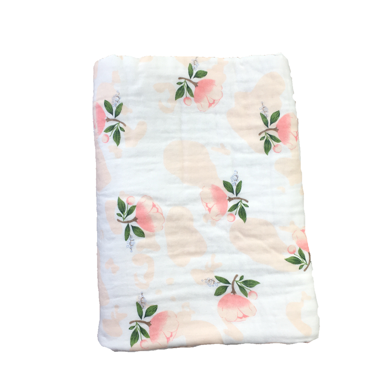 随赠方巾婴儿纱布浴巾6层高密水洗方形110*110长形70*140无荧光剂