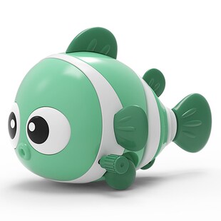 婴儿发条玩具上链上弦会动会跑的摇摆鱼小动物儿童学爬1一2岁宝宝