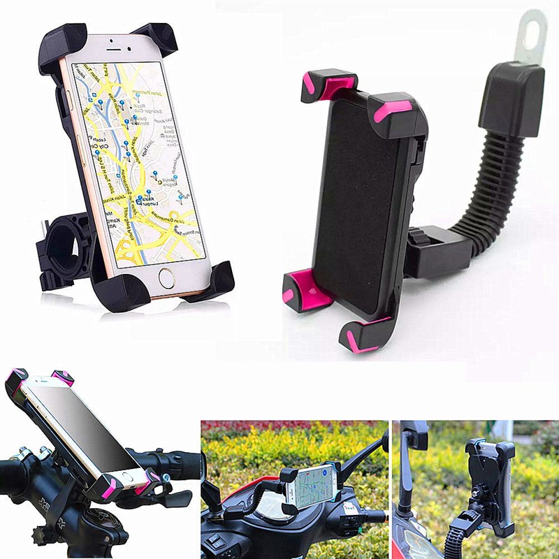 自行车手机架电车上固定导航车把款多功能全自动电动摩托车支架