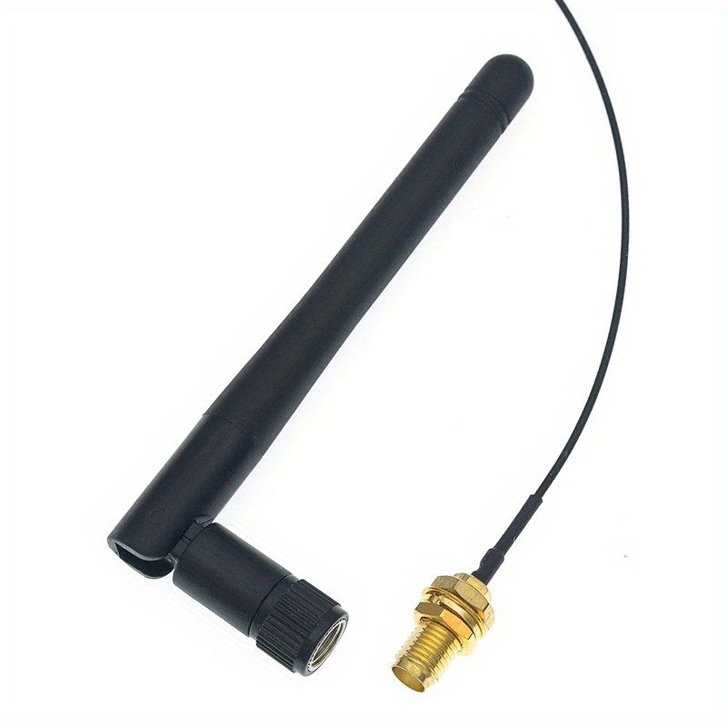 2.4G WIFI模块用 IPEX转SMA母外置天线转接头,配SMA公头天线