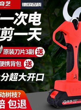 德国进口德国原装进口电动修枝剪果树剪粗枝剪大功率充电剪刀无线