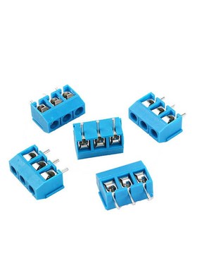 KF301接线端子2P/3P蓝色绿色接线座 DG301 间距5.08mm