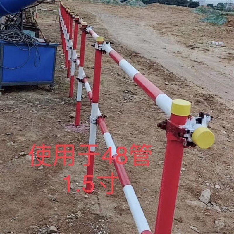 48脚手架钢管管帽防撞镀锌管套保护帽架子管塑料管帽黄色外扣护套