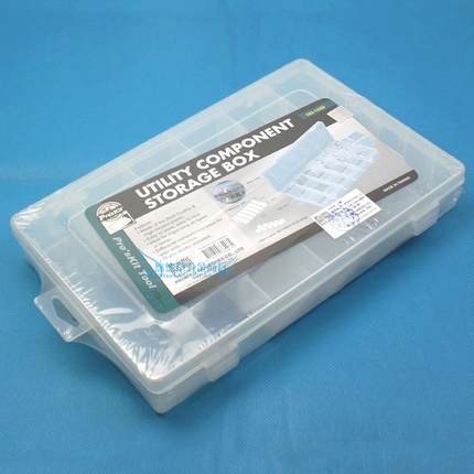 台湾宝工103-132D格活动耐摔零件盒元件盒收纳盒贴片盒元器件盒