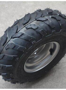 老树四轮和三轮卡丁车配件Atv 145/ 70-6英寸越野真空轮胎轮毂总