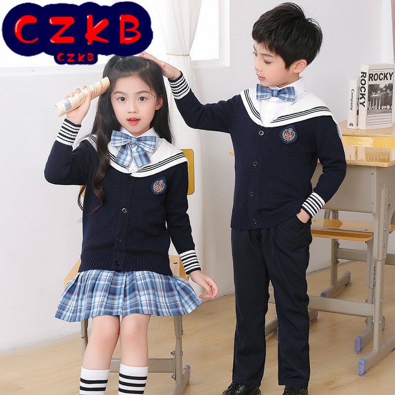 幼儿园园服春秋装英伦风中小学生